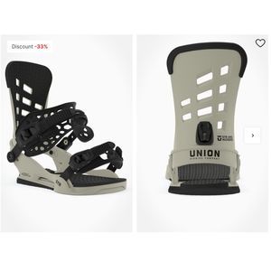 Union Binding Company ATLAS STR Snowboard Bindings 2020 Bone